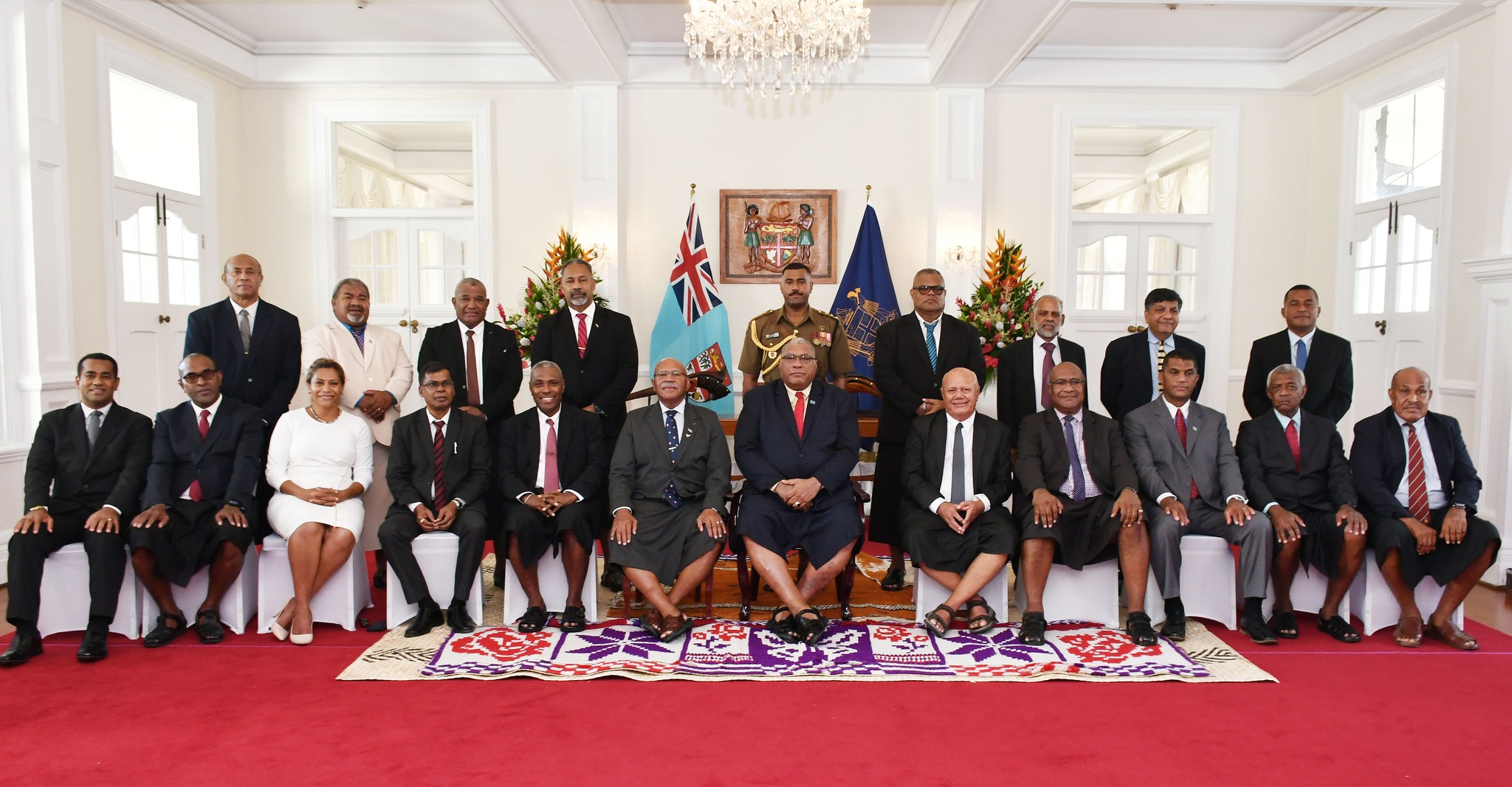 New Government Ministers Sworn In Office of the Prime Minister Fiji