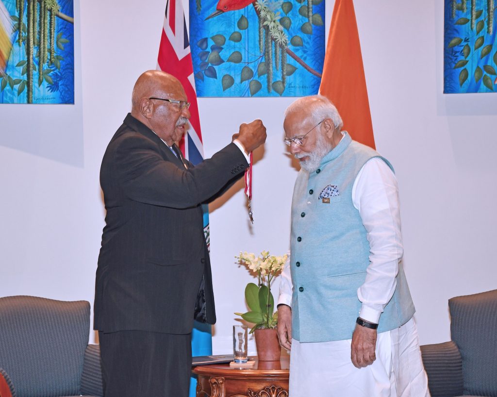 Pm Modi Conferred With Fijis Highest Honour 23 05 23 Office Of The Prime Minister Fiji