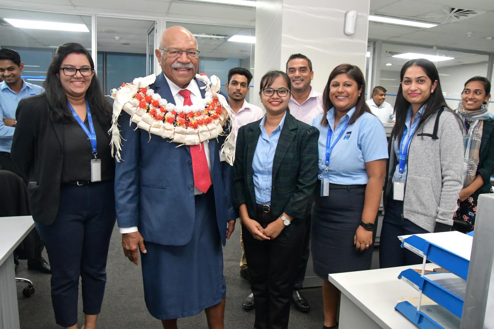 PRIME MINISTER MEETS STAFF OF BRED BANK FIJI-(26-05-2023) | Office of ...