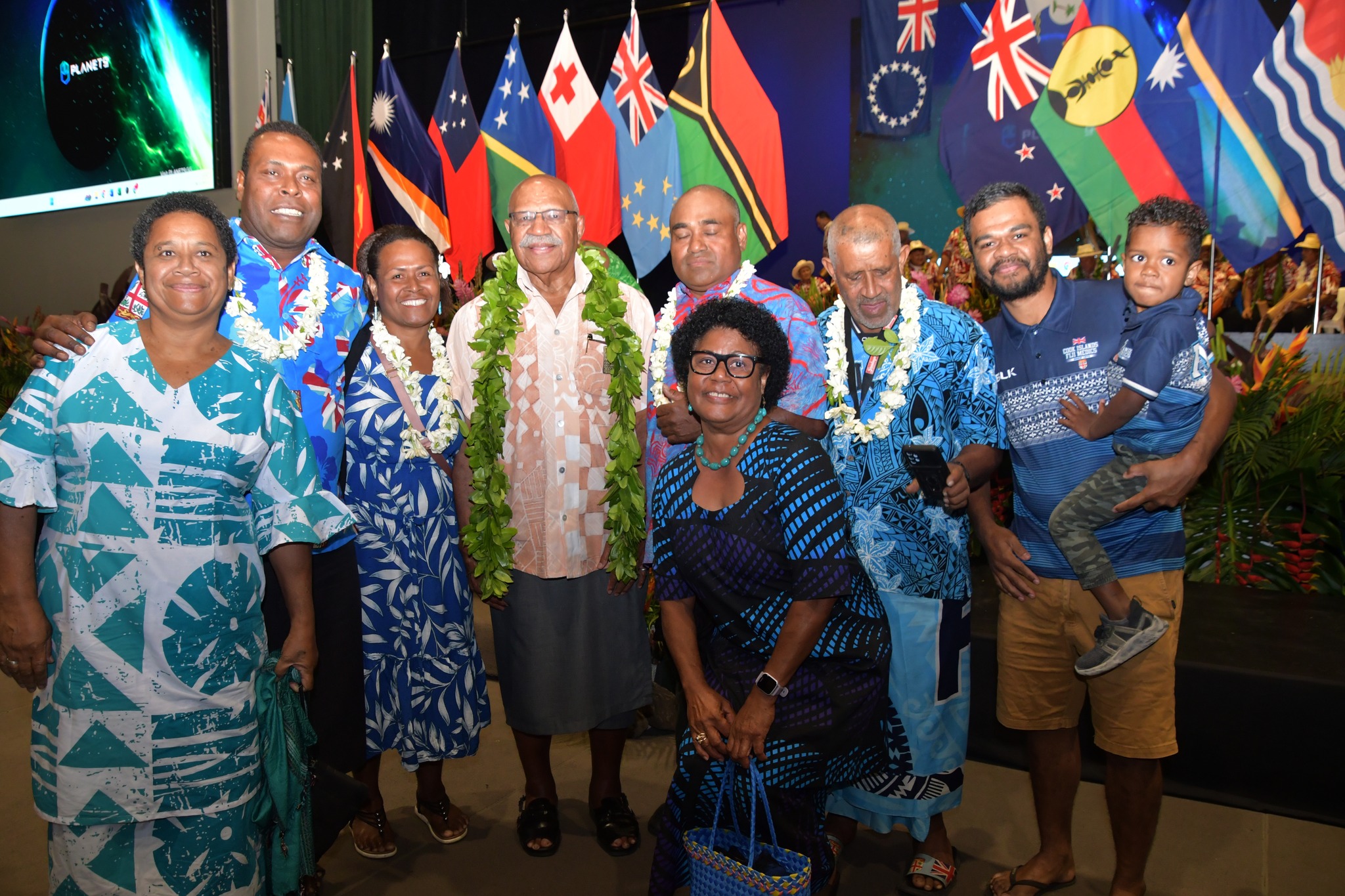 PRIME MINISTER SITIVENI RABUKA WELCOMED WITH APPLAUSE AT THE OPENING OF ...